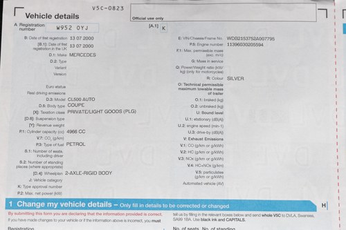 2000 Mercedes-Benz C215 CL500 For Sale (picture 207 of 212)