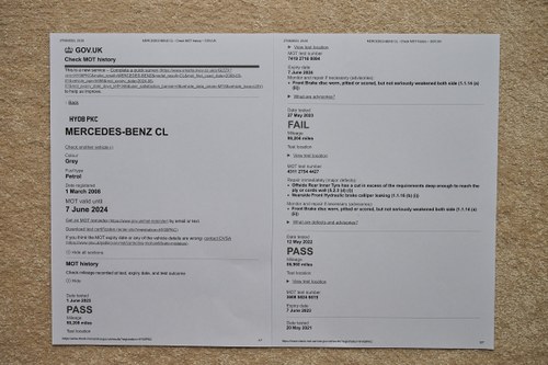 2008 Mercedes-Benz CL500 V8 5.5-Litre Te koop (foto 204 van 208)