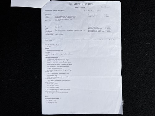 NO RESERVE - 2007 Mercedes-Benz CLS500 - 5.5-litre V8 zum Verkauf (Bild 163 von 174)