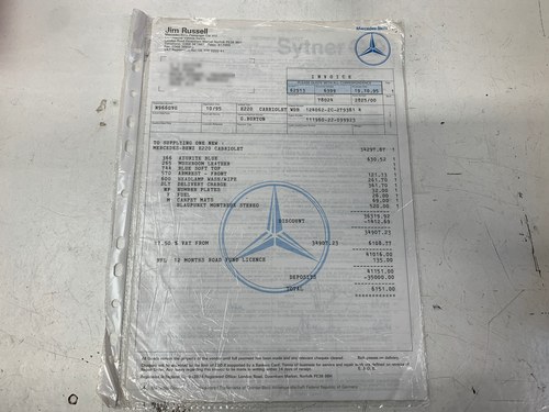 1995 Mercedes-Benz E220 Cabriolet C124 In vendita (immagine 170 di 181)