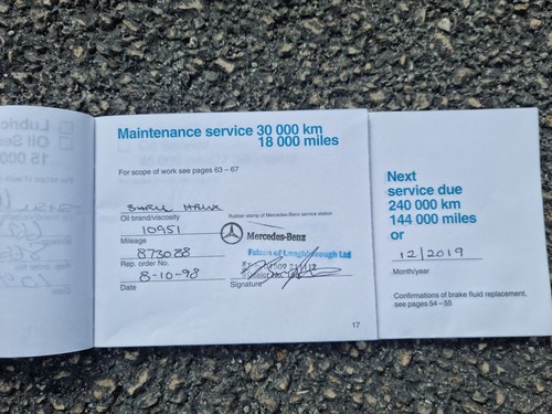 1996 Mercedes-Benz E220 Cabriolet Auto à venda (imagem 149 de 153)