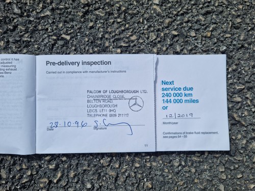 1996 Mercedes-Benz E220 Cabriolet Auto à venda (imagem 146 de 153)