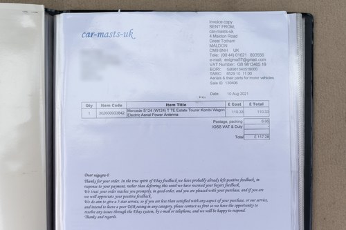 1996 Mercedes-Benz E320 Estate In vendita (immagine 165 di 169)