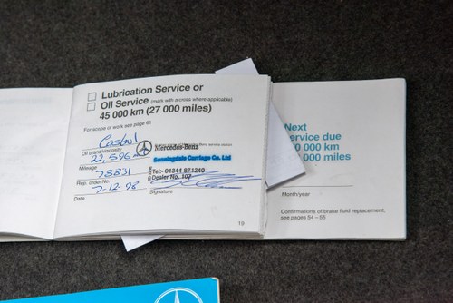 1996 Mercedes-Benz E320 Coupe Sportline Auto (W124) à vendre (picture 210 of 229)