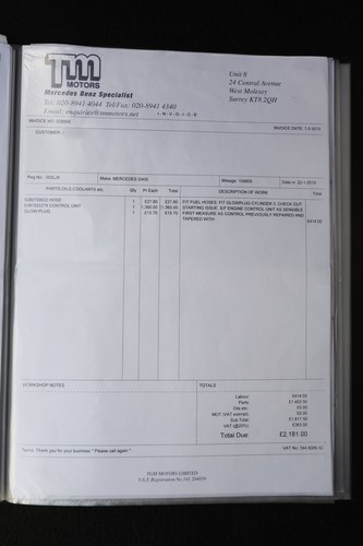 2001 Mercedes-Benz G-Wagon G400 LHD à vendre (picture 114 of 120)