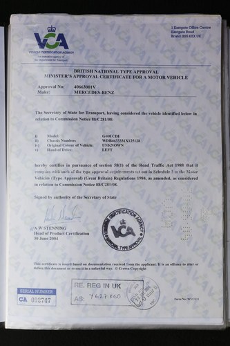 2001 Mercedes-Benz G-Wagon G400 LHD à vendre (picture 105 of 120)