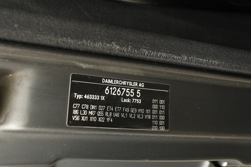 2001 Mercedes-Benz G-Wagon G400 LHD à vendre (picture 70 of 120)