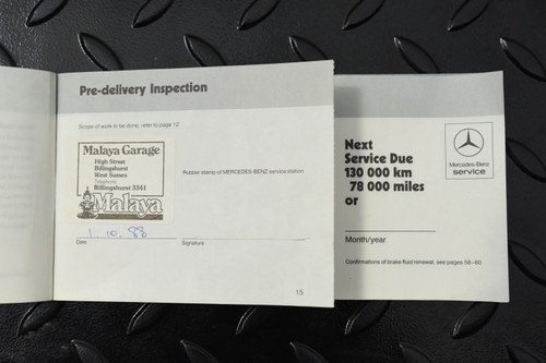 1988 Mercedes-Benz 300 SL (R107) In vendita (immagine 168 di 196)