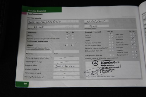 2005 Mercedes-Benz ML 350 Sport Auto For Sale (picture 114 of 118)