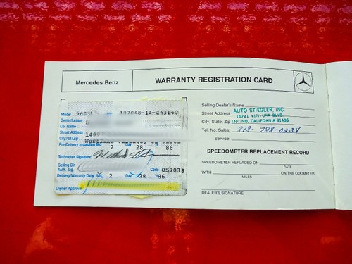 NO RESERVE - 1984 Mercedes-Benz 380SL (R107) - 3.8-litre V8 LHD In vendita (immagine 101 di 101)