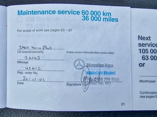 1995 Mercedes-Benz SL280 R129 In vendita (immagine 189 di 231)