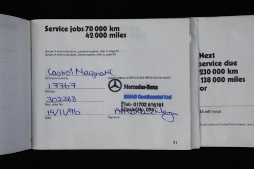 1989 Mercedes-Benz 300 SL (R107) à vendre (picture 193 of 211)