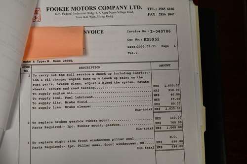 1969 Mercedes-Benz 280 SL ‘Pagoda’ For Sale (picture 125 of 150)