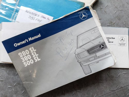 1986 Mercedes-Benz 500 SL R107 For Sale (picture 99 of 109)