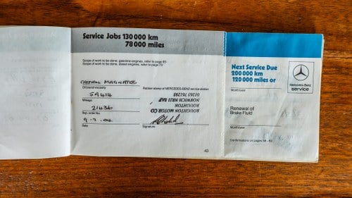 1986 Mercedes-Benz SL500 (R107) In vendita (immagine 163 di 195)