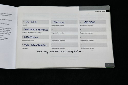 2002 Mercedes-Benz SL 500 à vendre (picture 138 of 142)