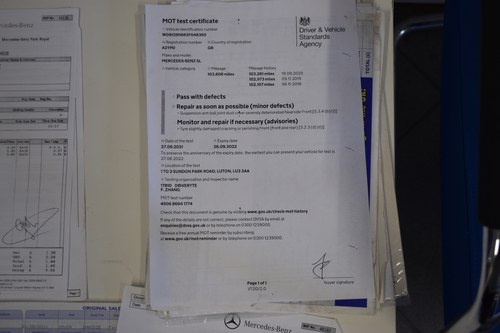 1991 Mercedes-Benz 500 SL (R129) à vendre (picture 90 of 99)