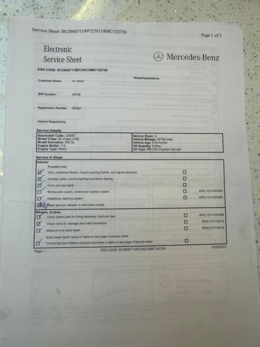 1994 Mercedes-Benz SL 500 (R129) In vendita (immagine 126 di 144)