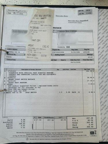 1994 Mercedes-Benz SL 500 (R129) In vendita (immagine 112 di 144)