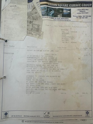 1994 Mercedes-Benz SL 500 (R129) In vendita (immagine 111 di 144)