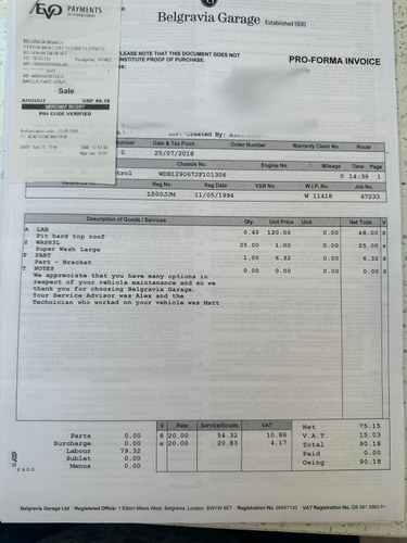 1994 Mercedes-Benz SL 500 (R129) In vendita (immagine 118 di 144)