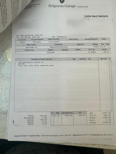 1994 Mercedes-Benz SL 500 (R129) In vendita (immagine 135 di 144)