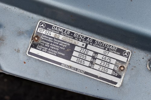 1979 Mercedes-Benz 450SLC (R107) In vendita (immagine 115 di 143)