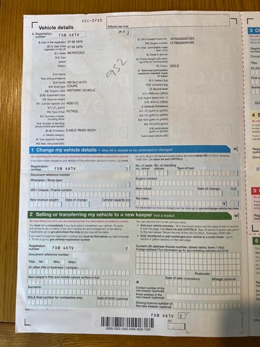 1979 Mercedes-Benz 450 SLC (C107) For Sale (picture 215 of 217)