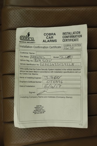 1980 Mercedes-Benz 450 SLC R107 In vendita (immagine 220 di 221)