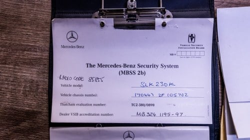 NO RESERVE - 1999 Mercedes-Benz SLK 230 For Sale (picture 167 of 176)