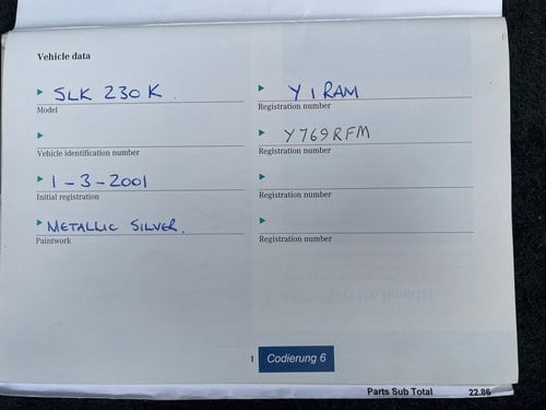 2001 Mercedes-Benz SLK230 Kompressor zum Verkauf (Bild 121 von 128)