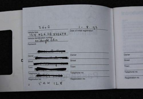 1992 Mercedes-Benz 260e (W124) En venta (imagen 159 de 174)