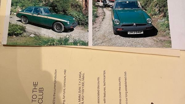 NO RESERVE - 1975 MGB GT Jubilee Edition Restoration Project For Sale (picture :index of 110)
