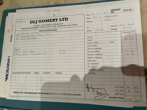 NO RESERVE - 1975 MGB GT Jubilee Edition Restoration Project In vendita (immagine 122 di 132)