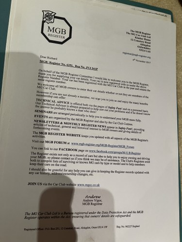 NO RESERVE - 1975 MGB GT Jubilee Edition Restoration Project In vendita (immagine 111 di 132)