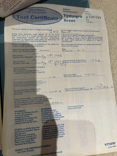 NO RESERVE - 1975 MGB GT Jubilee Edition Restoration Project In vendita (immagine 110 di 132)