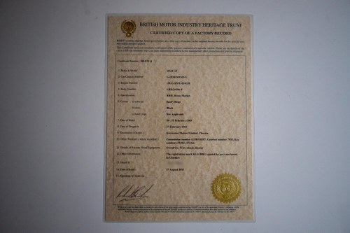 1969 MG B GT For Sale (picture 136 of 145)