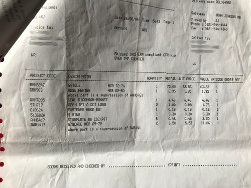 1974 MGB Te koop (foto 77 van 79)