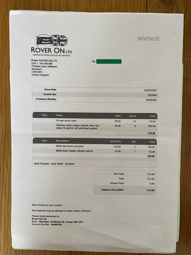 1981 MGB LE à vendre (picture 207 of 209)