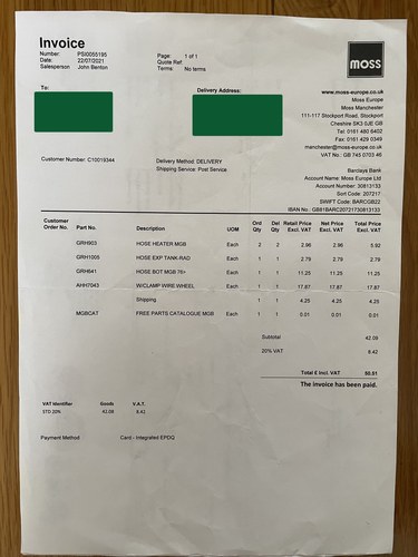 1981 MGB LE à vendre (picture 203 of 209)