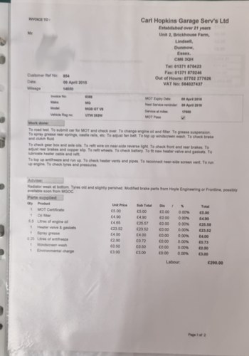 1981 MGB GT Limited Edition V8 Abingdon In vendita (immagine 80 di 94)