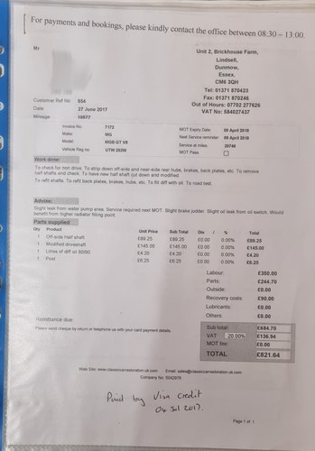 1981 MGB GT Limited Edition V8 Abingdon In vendita (immagine 78 di 94)