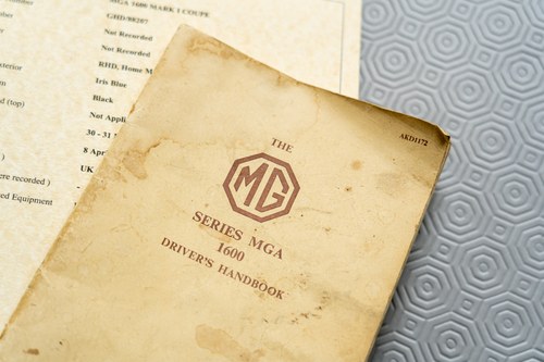 1960 MG MGA 1600 Coupe zum Verkauf (Bild 146 von 169)