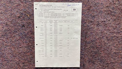 1958 MGA Coupe Rally Car In vendita (immagine 172 di 177)