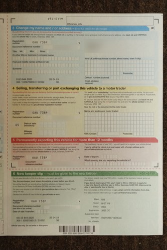 1976 MGB GT V8 For Sale (picture 192 of 194)