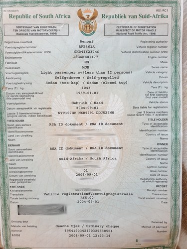 1968 MGB GT For Sale (picture 83 of 83)