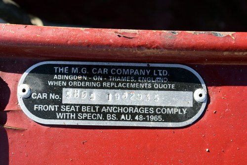 NO RESERVE - 1971 MGB GT For Sale (picture 56 of 79)