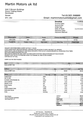 1972 MG B GT V8 For Sale (picture 100 of 100)