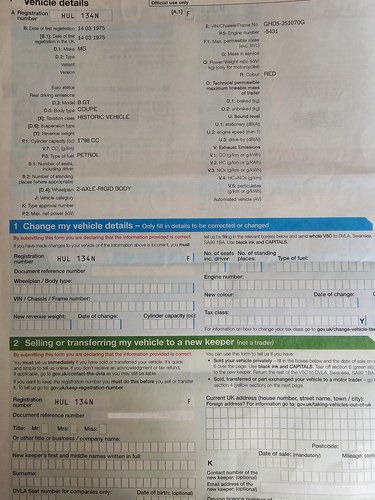1974 MG B GT 1950cc MGB En venta (imagen 132 de 148)