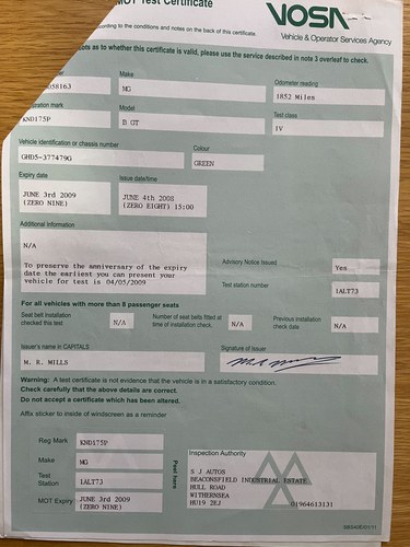 1975 MG B GT Jubilee Edition En venta (imagen 115 de 119)